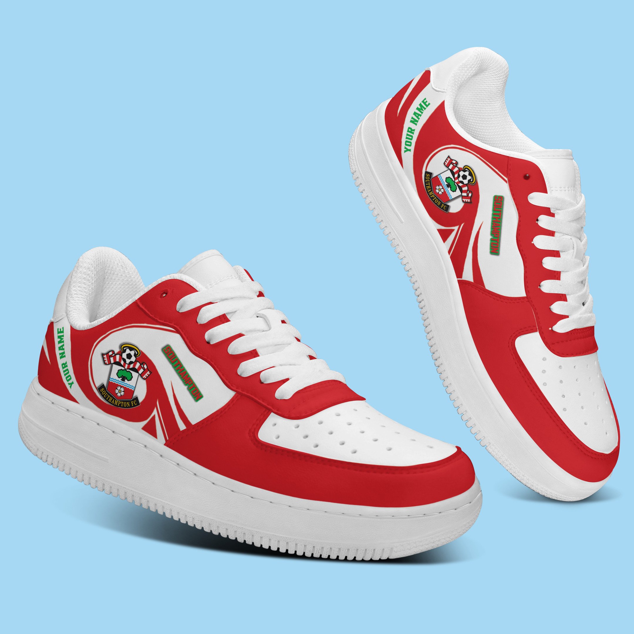 Southampton Epl Personalized Airforce1 Sport Sneakers For Fan For Men Women