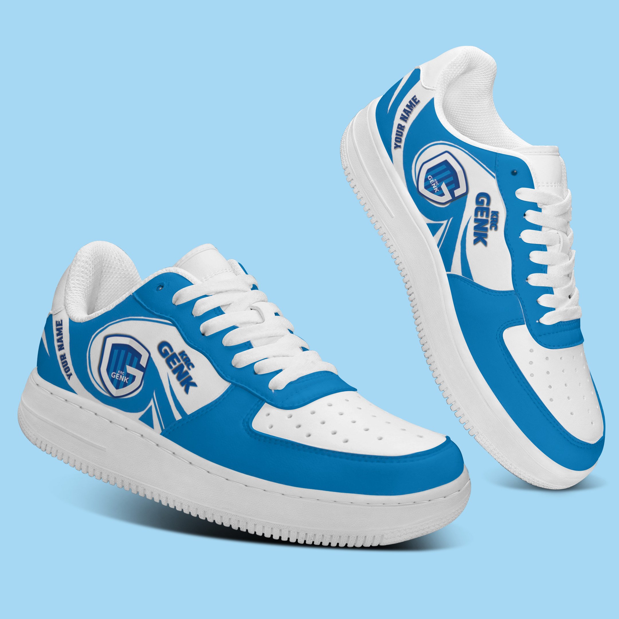 Krc Genk Jpl Personalized Airforce1 Sport Sneakers For Fan For Men Women