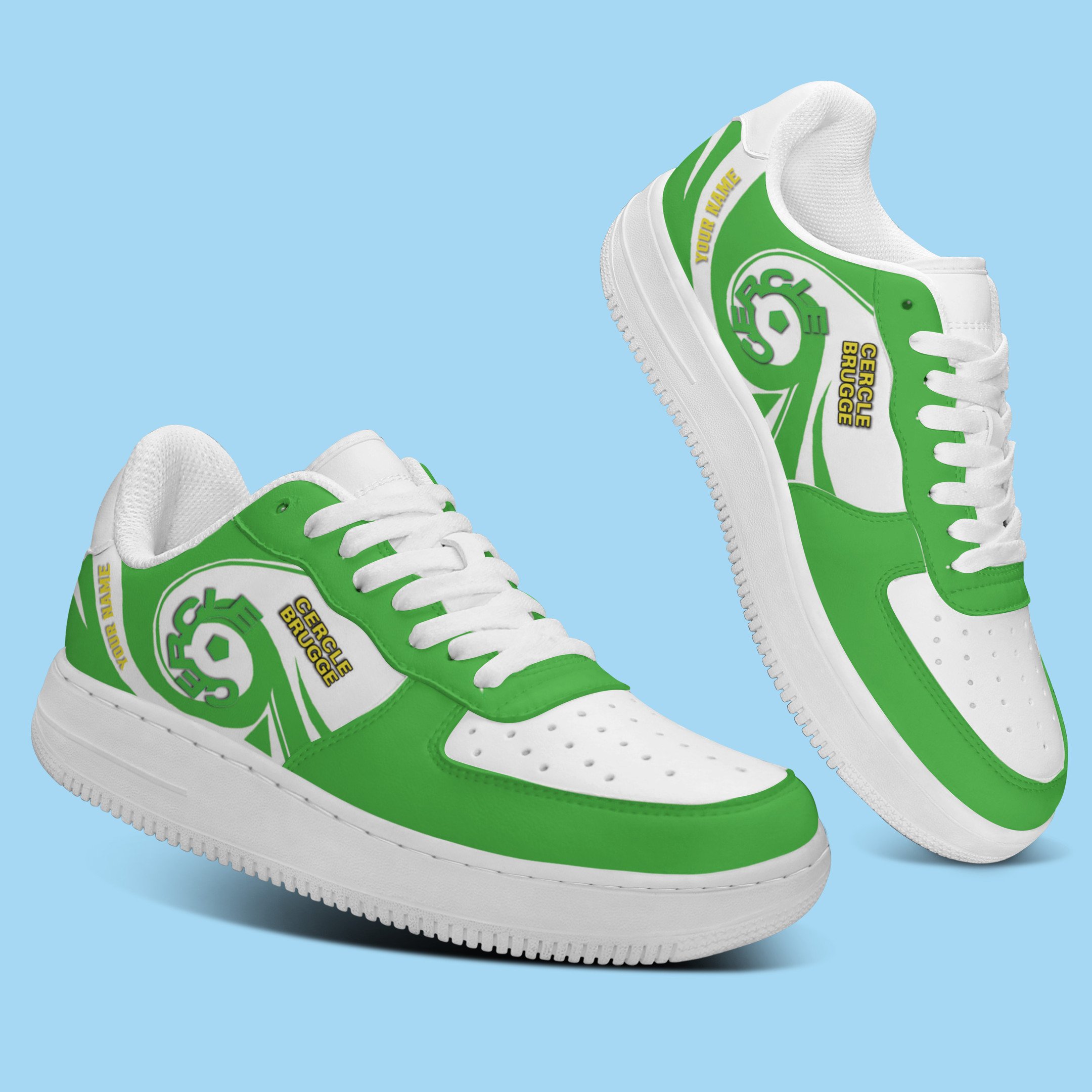 Cercle Brugge Jpl Personalized Airforce1 Sport Sneakers For Fan For Men Women