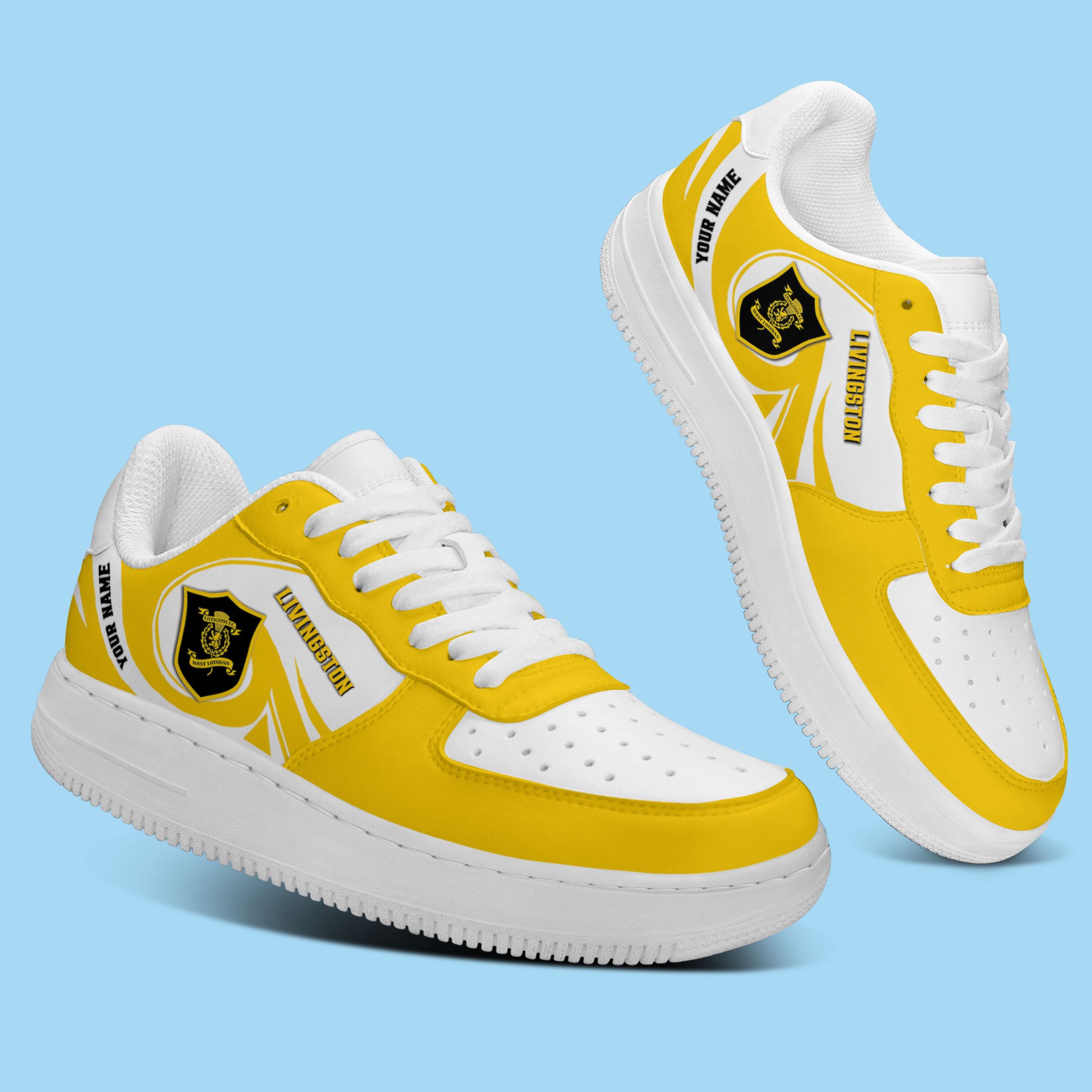 Livingston Sp New Personalized Airforce1 Sneakers Gifts For Fans For Men Women
