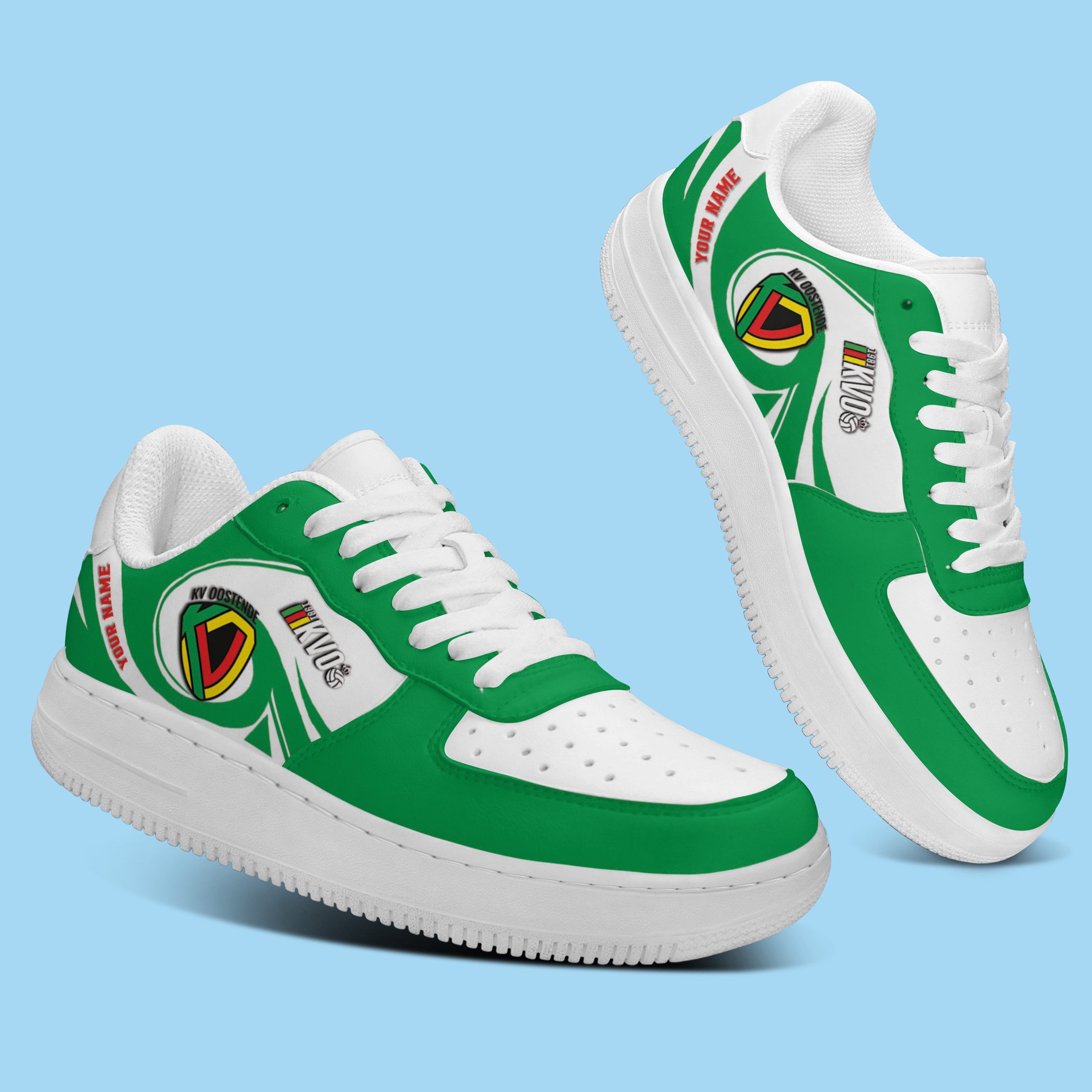 K.V. Oostende Jpl Personalized Airforce1 Sport Sneakers For Fan For Men Women