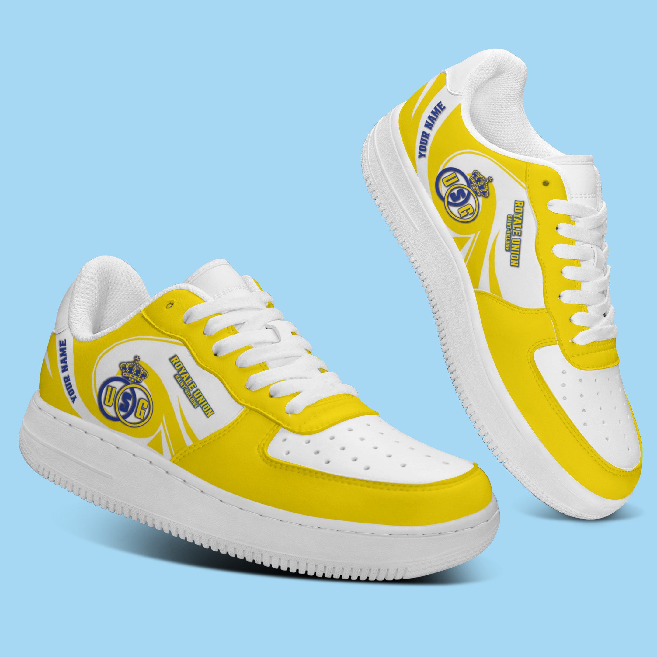 Union Saint-Gilloise Jpl Personalized Airforce1 Sport Sneakers For Fan For Men Women