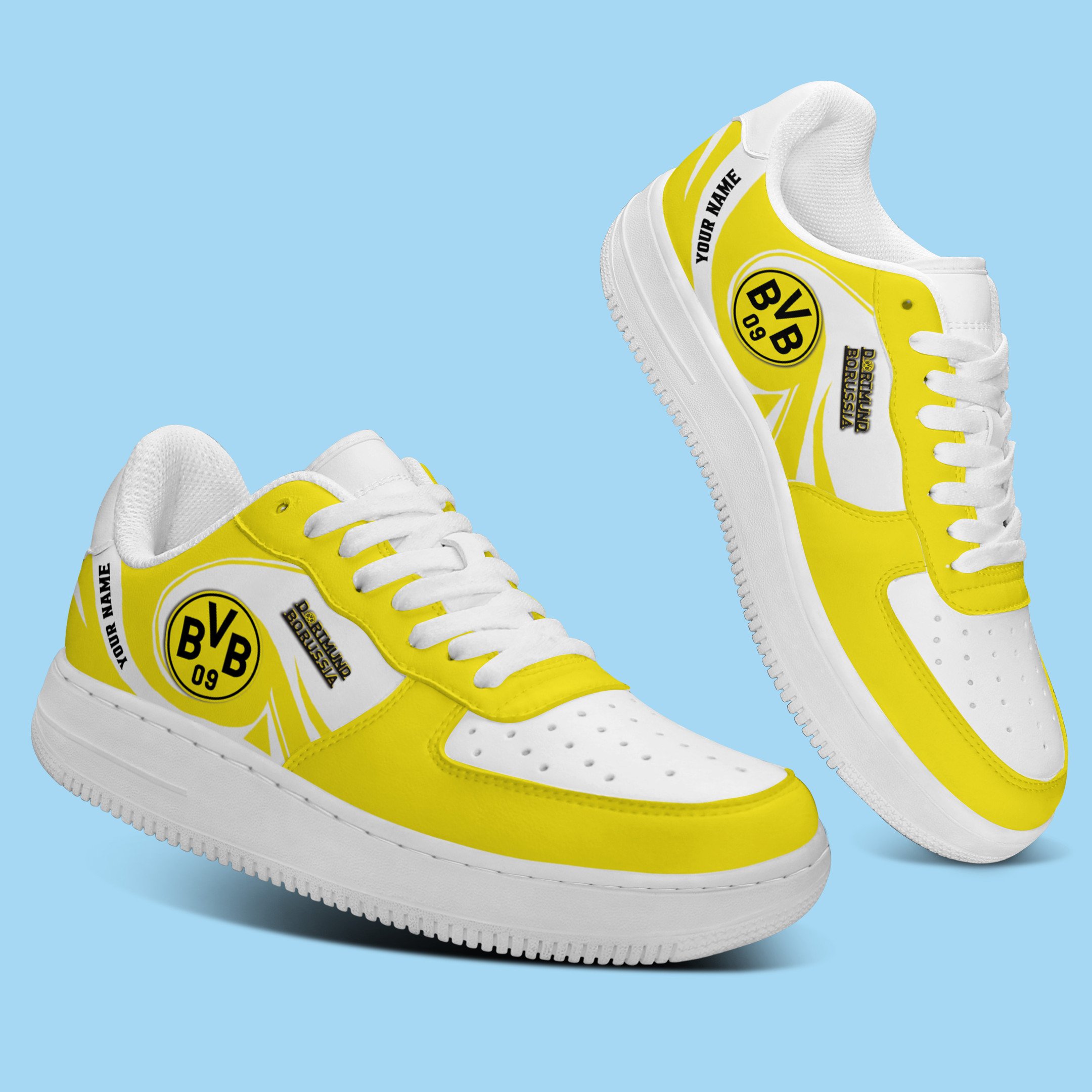 Borussia Dortmund Bdlg Personalized Airforce 1 Sneakers For Fan For Men Women