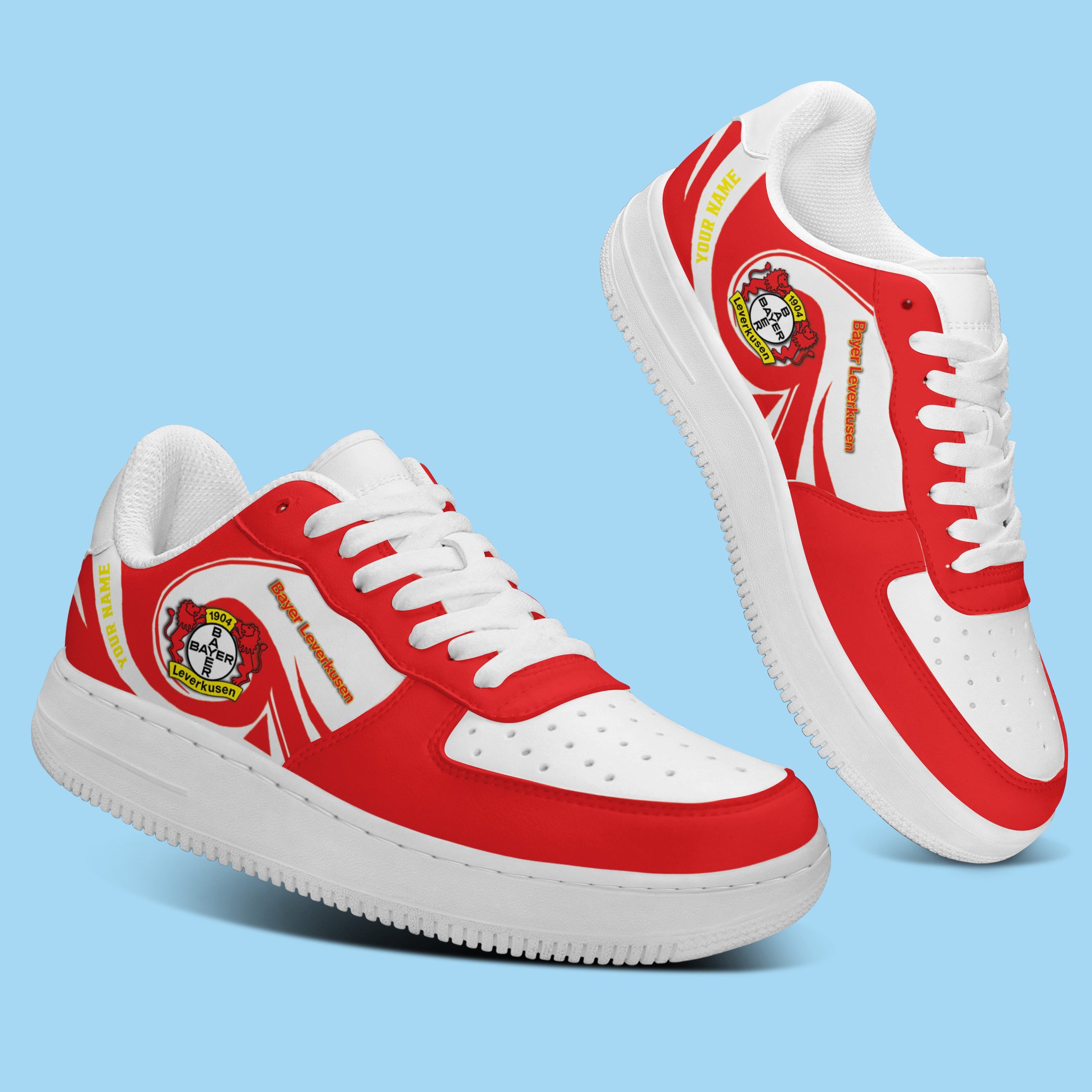 Bayer 04 Leverkusen Bdlg Personalized Airforce 1 Sneakers For Fan For Men Women