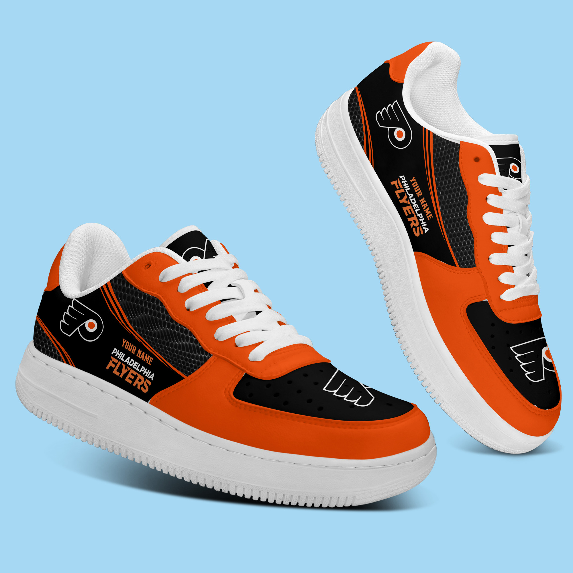 Philadelphia Flyers Nhl Personalized New Airforce 1 Sneakers Gift For Fan For Men Women