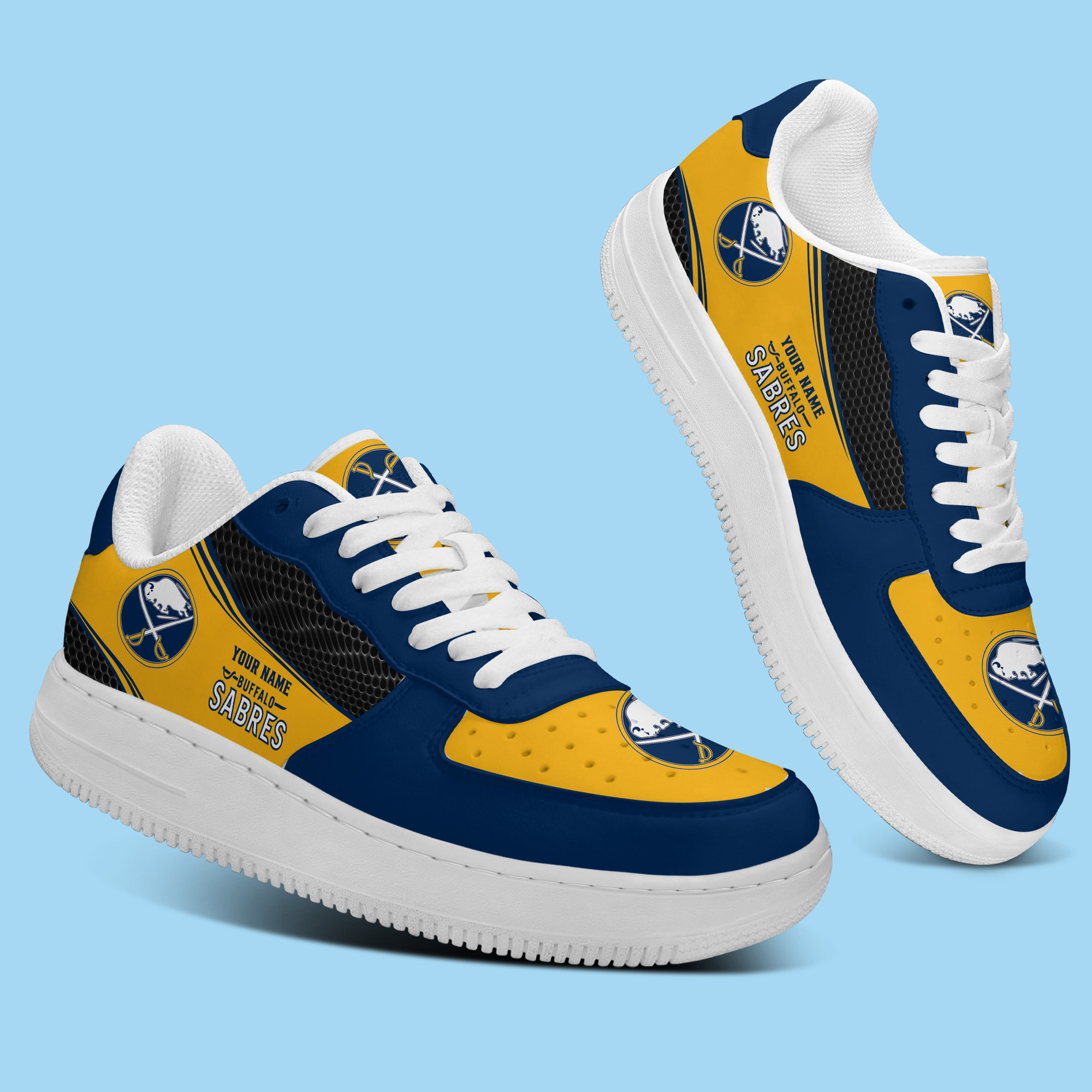 Buffalo Sabres Nhl Personalized New Airforce 1 Sneakers Gift For Fan For Men Women