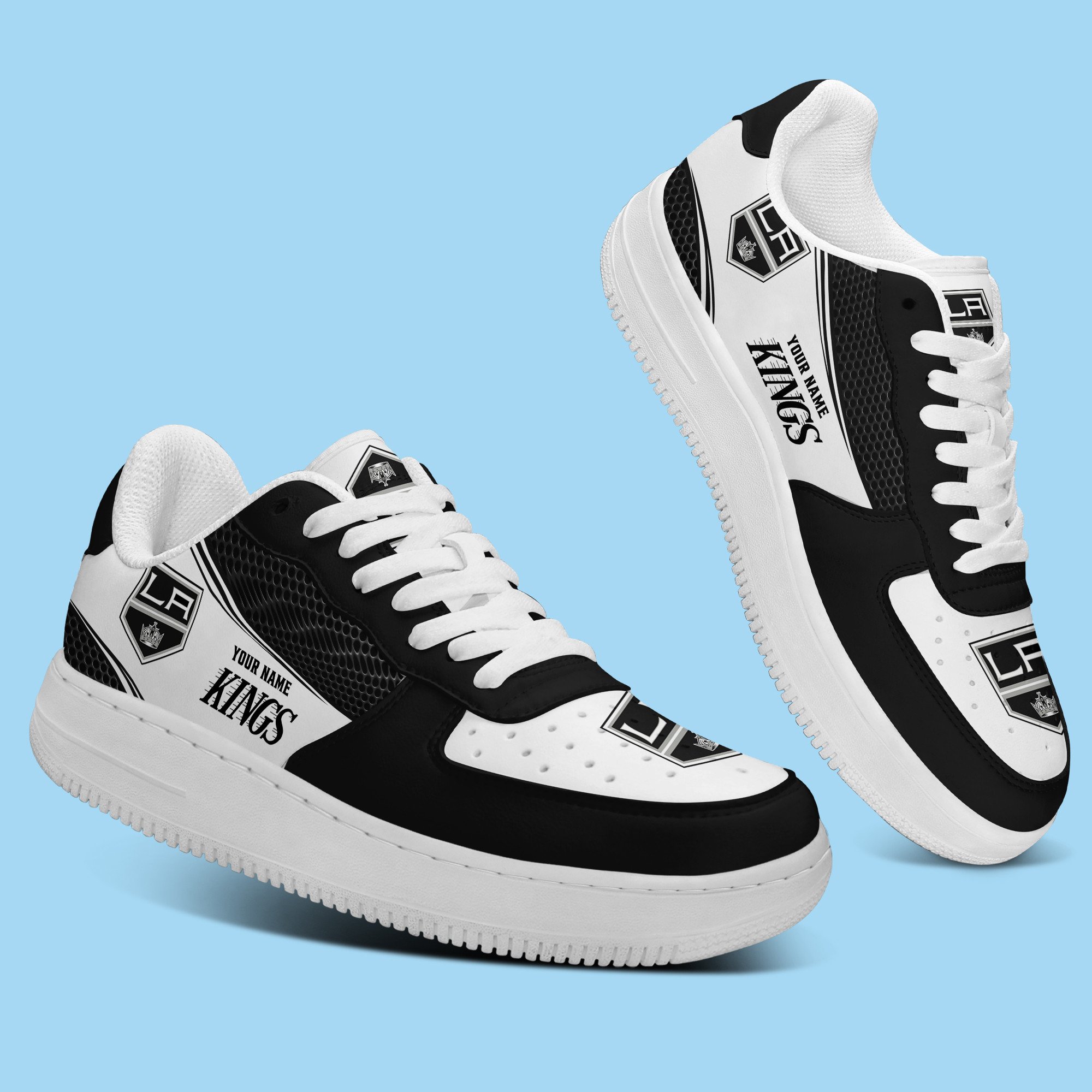 Los Angeles Kings Nhl Personalized New Airforce 1 Sneakers Gift For Fan For Men Women