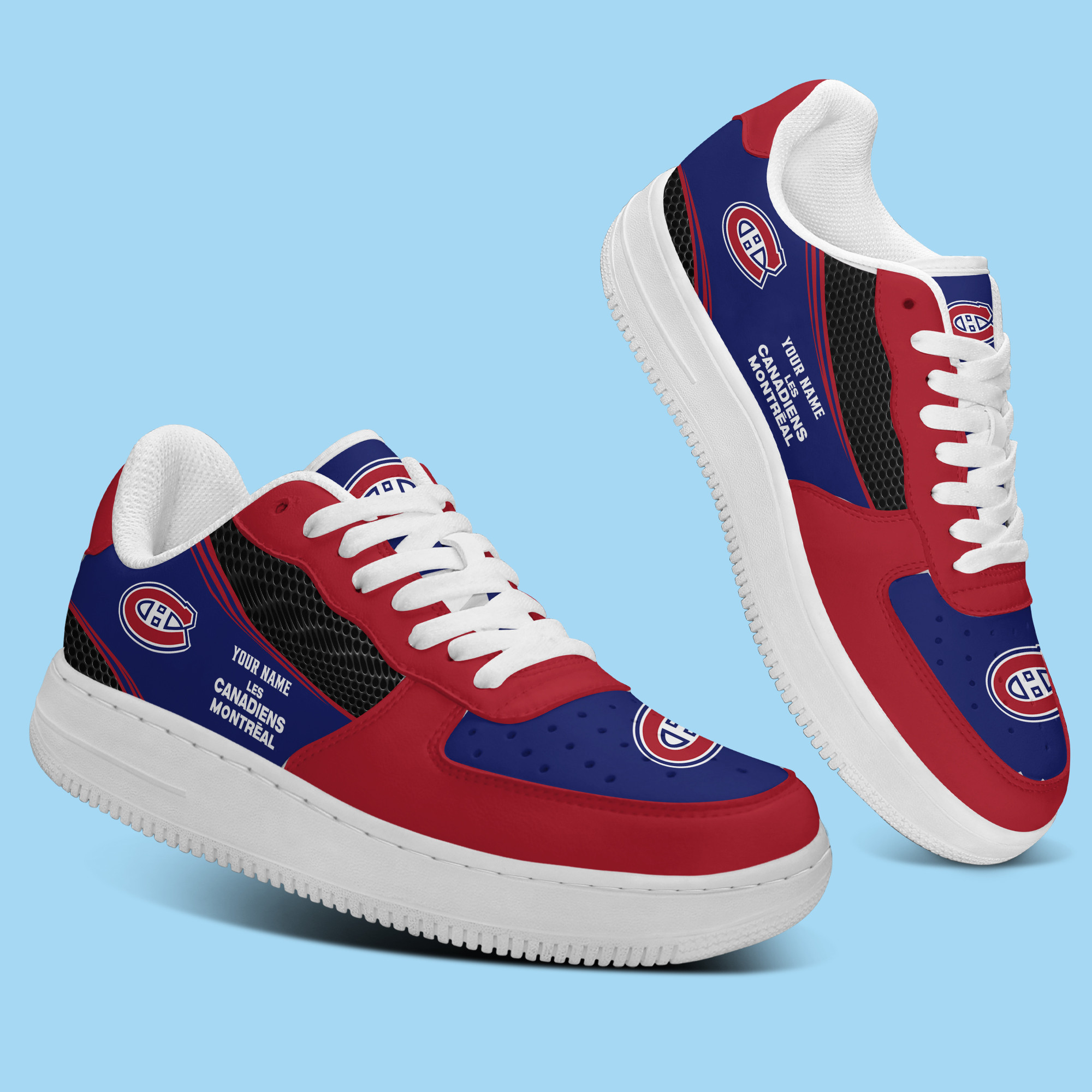 Montral Canadiens Nhl Personalized New Airforce 1 Sneakers Gift For Fan For Men Women