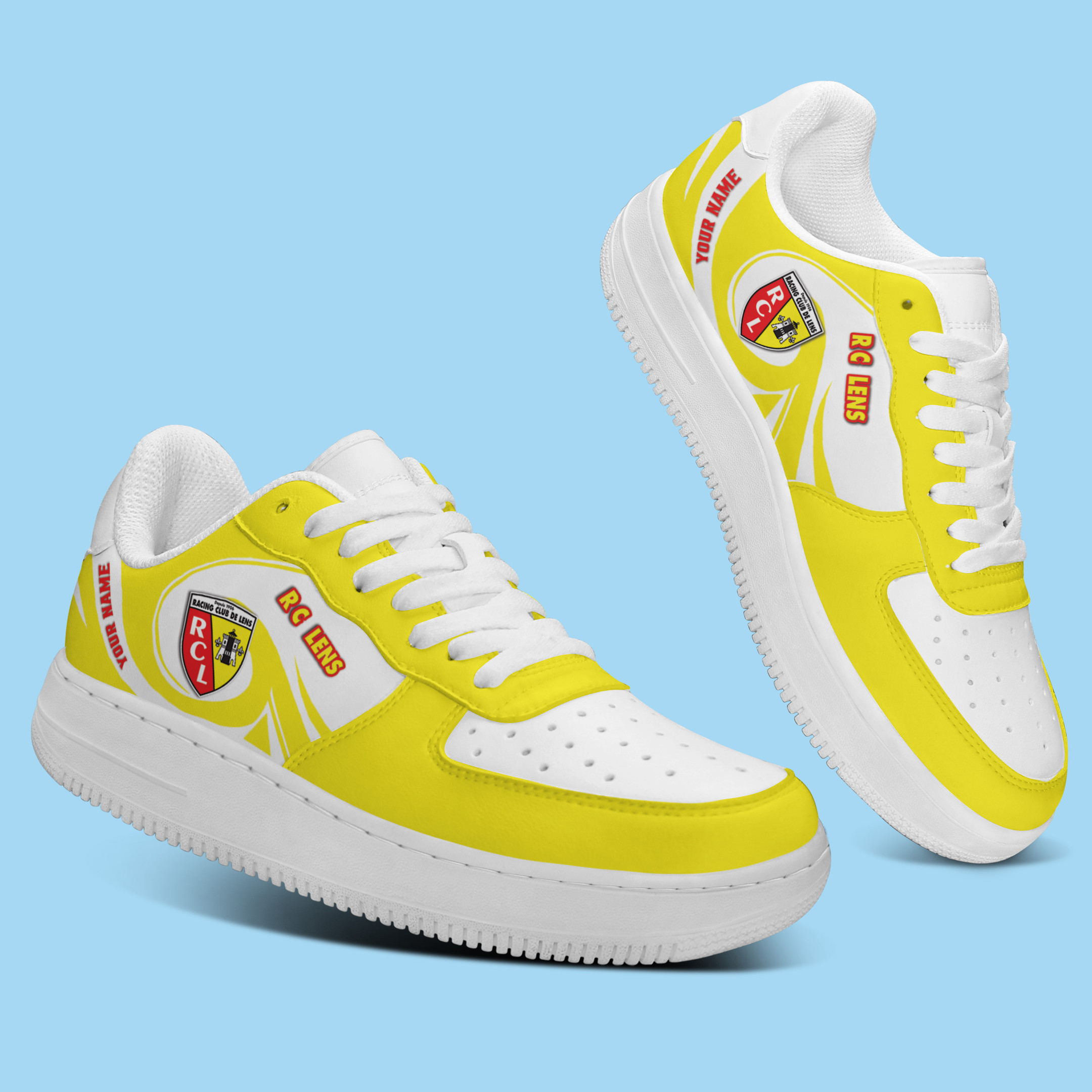 Rc Lens L1 Personalized Airforce1 Sport Sneakers For Fan For Men Women