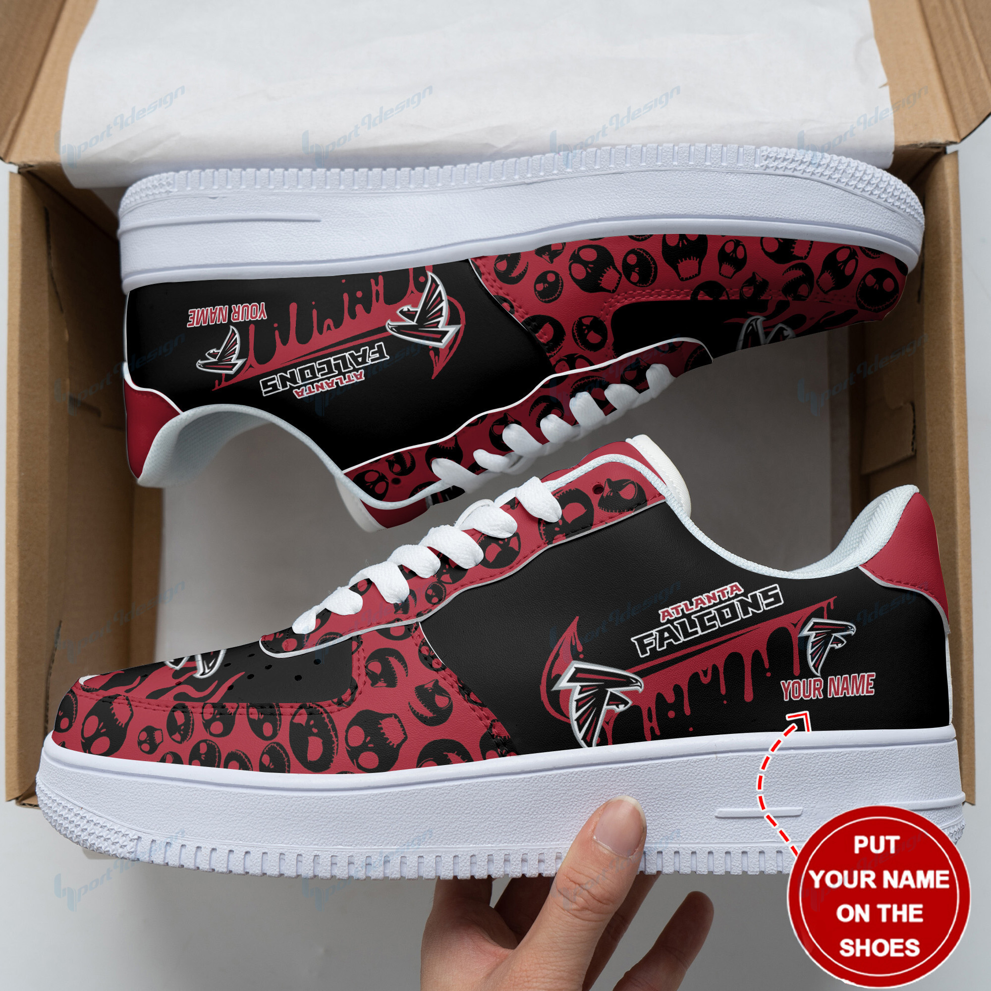 Atlanta Falcons Nfl Air Force 1 Personalized Shoes For Fans For Men Women Style Special 