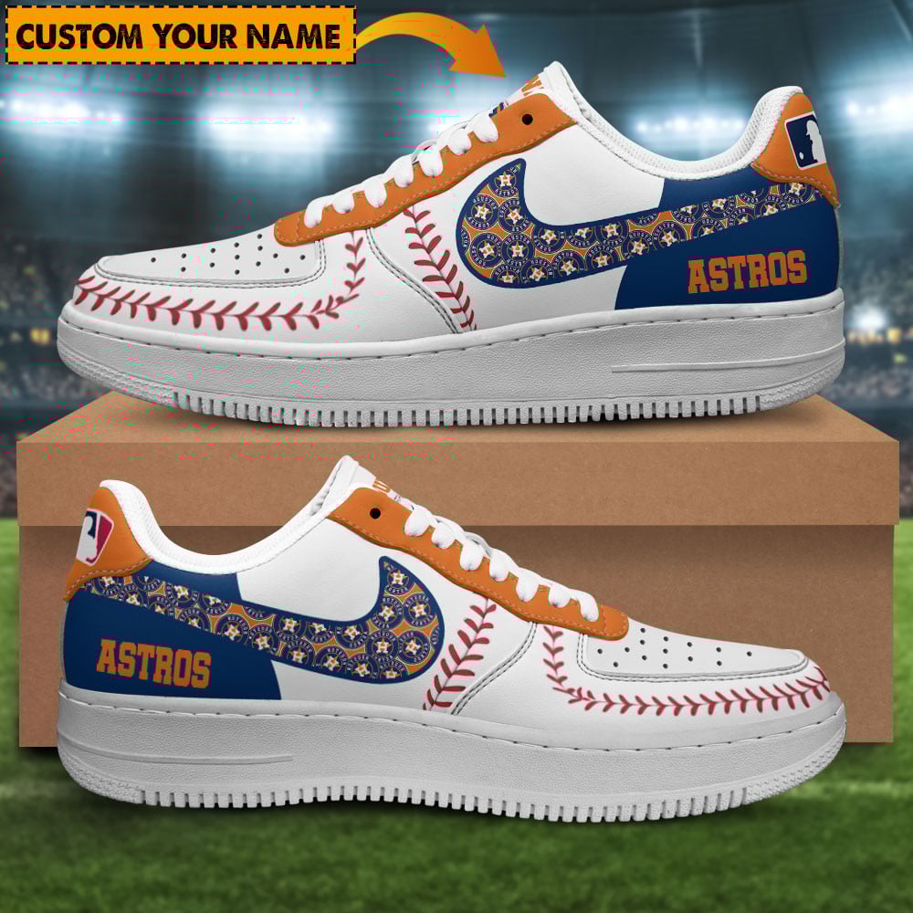 Houston Astros Personalized Naf Shoes For Baseball Fans For Men Women