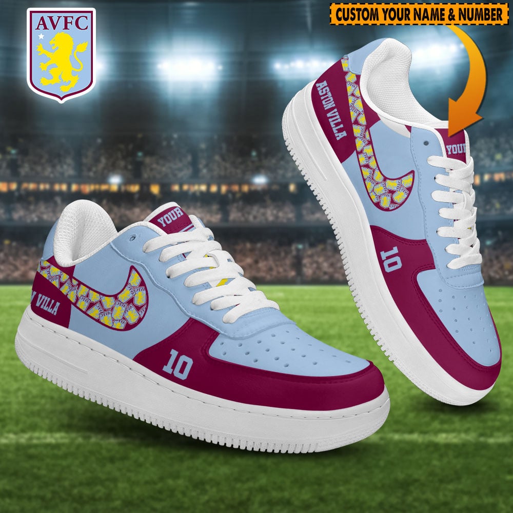Aston Villa Personalized Naf Shoes For Fans For Men Women