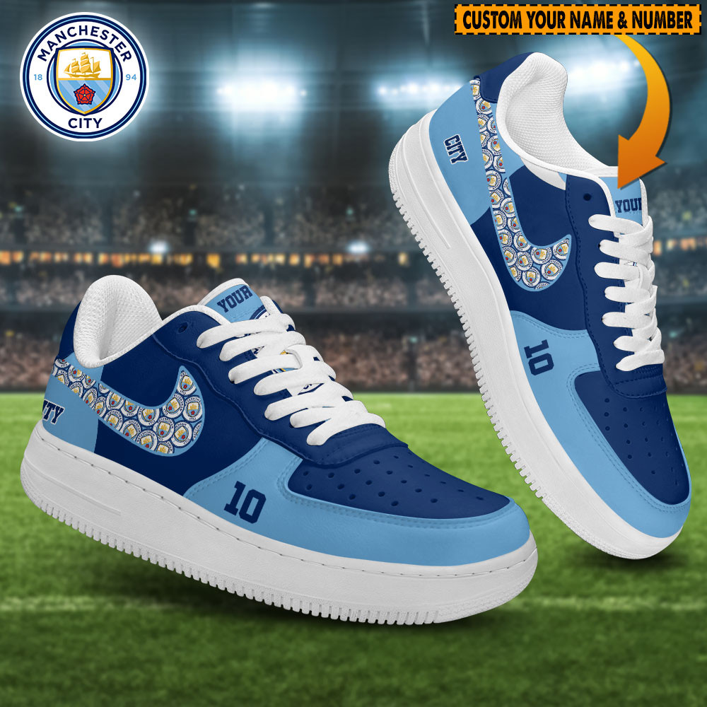 Manchester City Personalized Naf Shoes For Fans For Men Women
