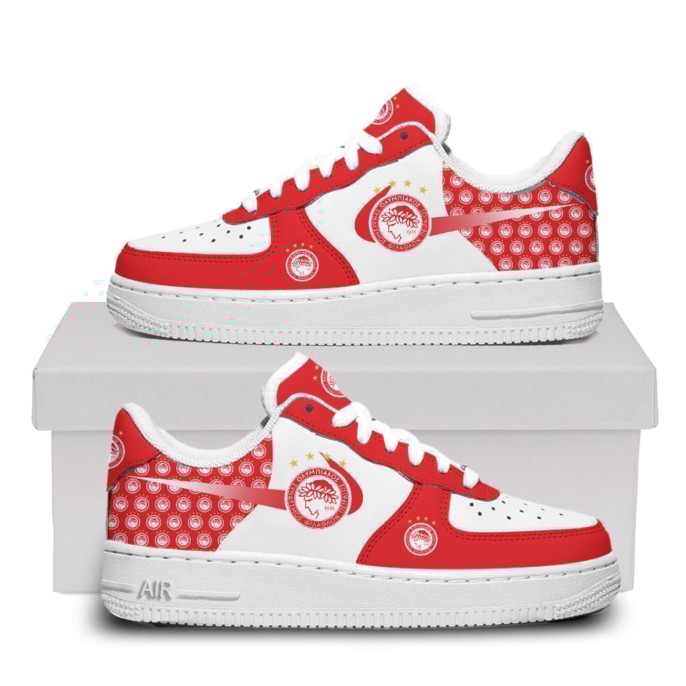 Olympiacos Air Force One Shoes For Men Women