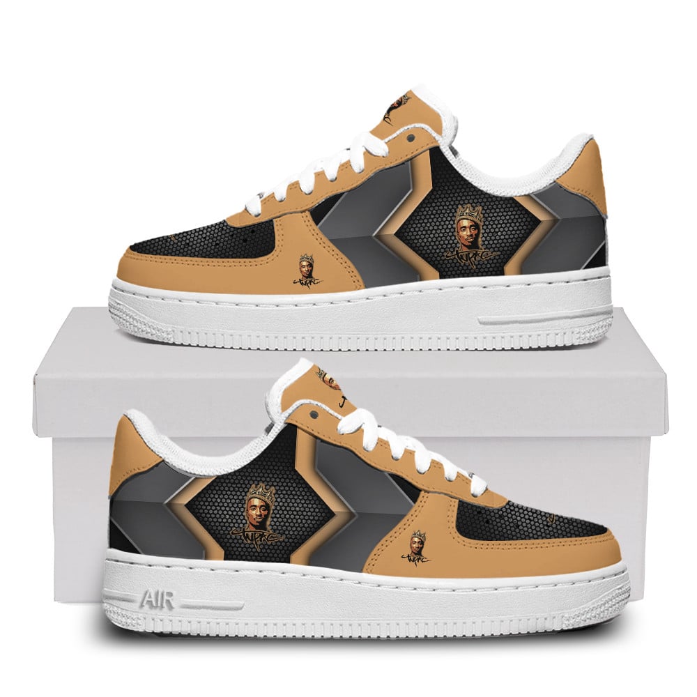 Tupac Air Force One Shoes For Men Women