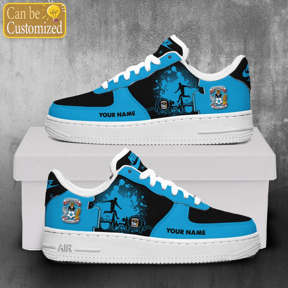 Coventry City Air Force One Shoes Personalized For Men Women