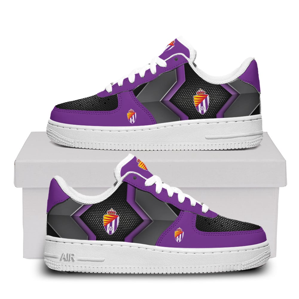 Real Valladolid Air Force One Shoes Sneaker For Men Women Style Special 