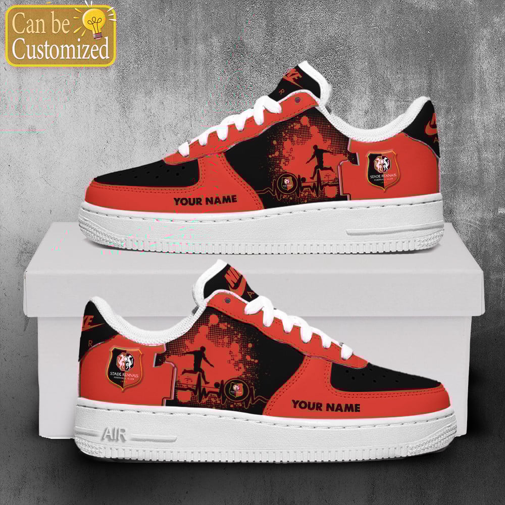 Stade Rennais Air Force One Shoes Personalized For Men Women