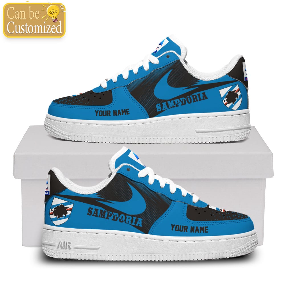 Sampdoria Custom Name Air Force One Shoes For Men Women