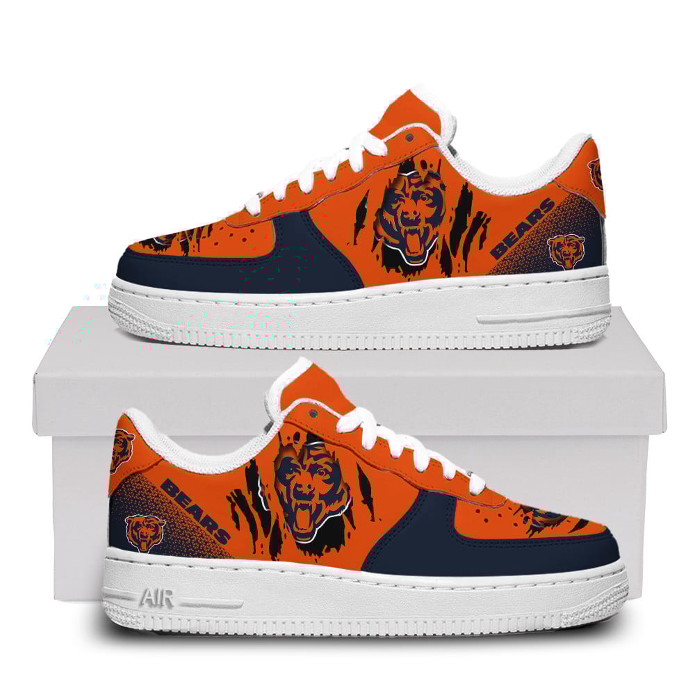 Chicago Bears Premium Air Force One Shoes For Men Women