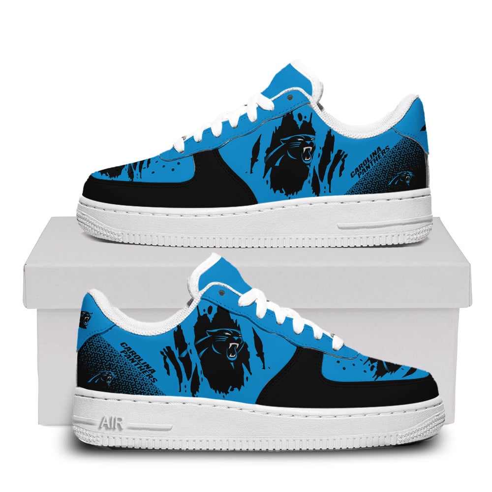 Carolina Panthers Premium Air Force One Shoes For Men Women