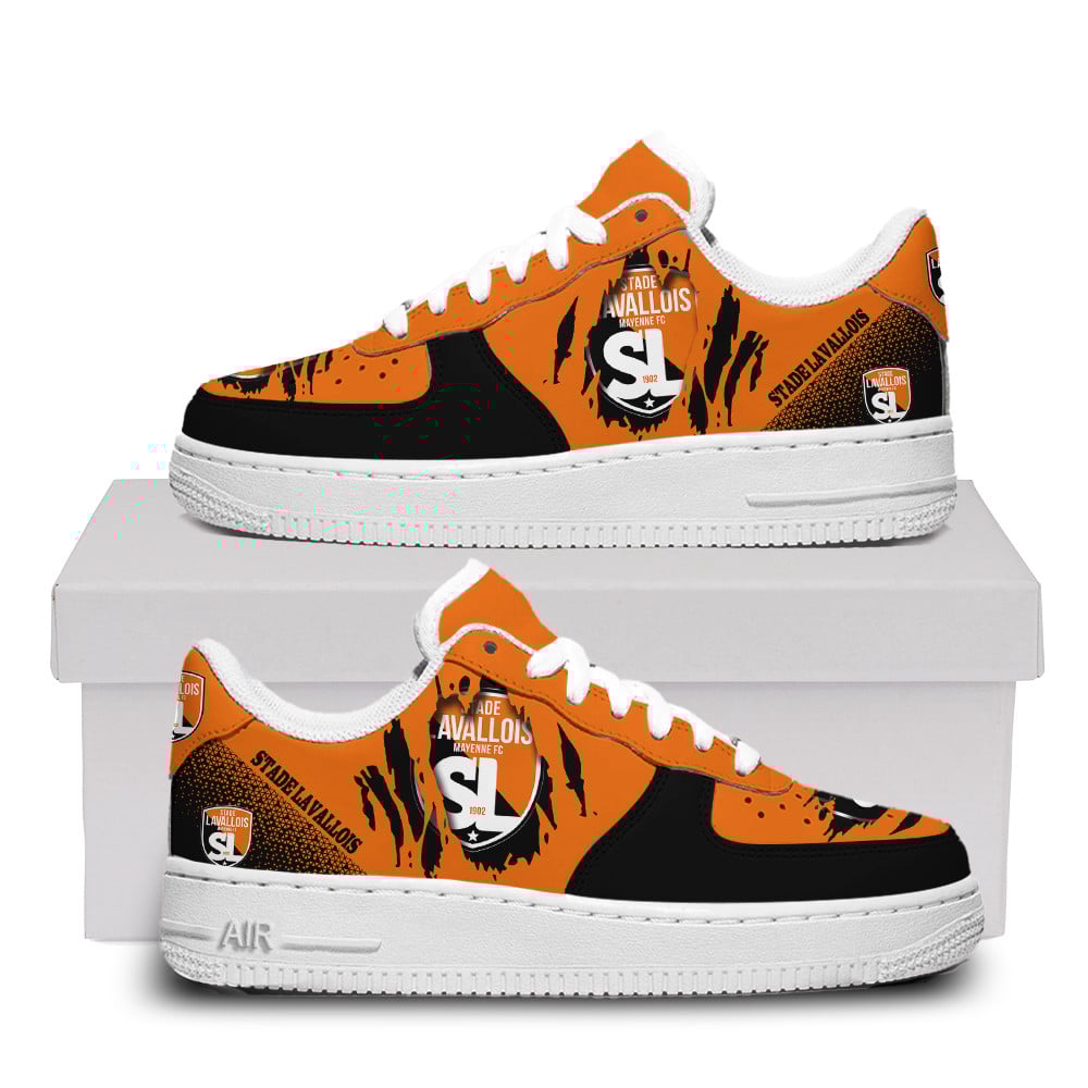 Stade Lavallois Air Force One Shoes For Men Women Style Special 