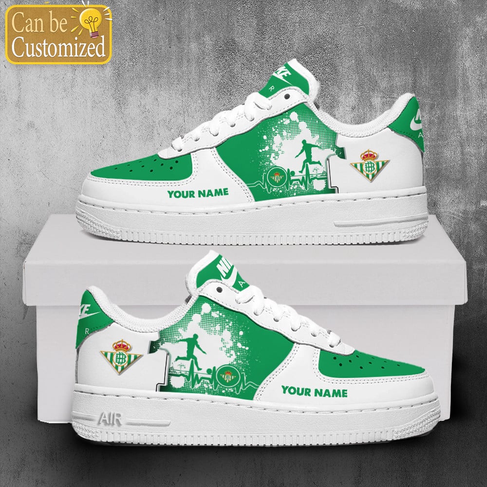 Real Betis Air Force One Shoes Personalized For Men Women