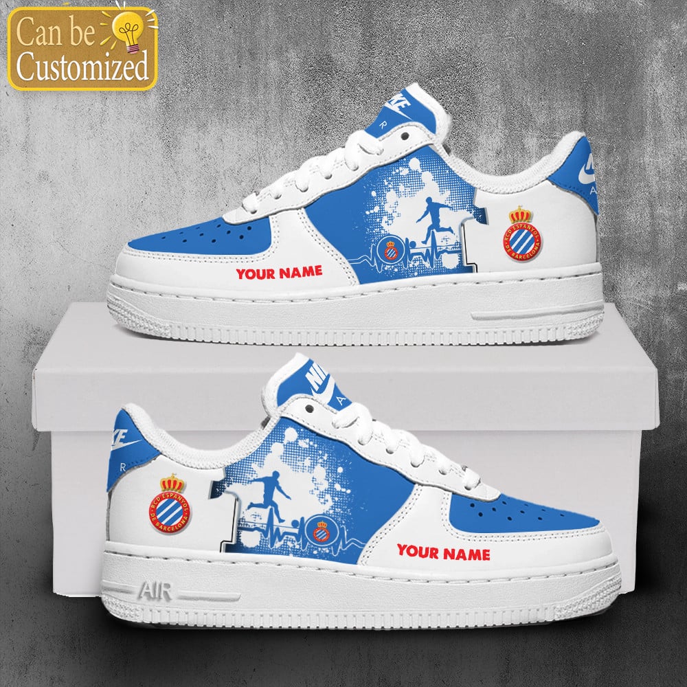 Rcd Espanyol Air Force One Shoes Personalized For Men Women