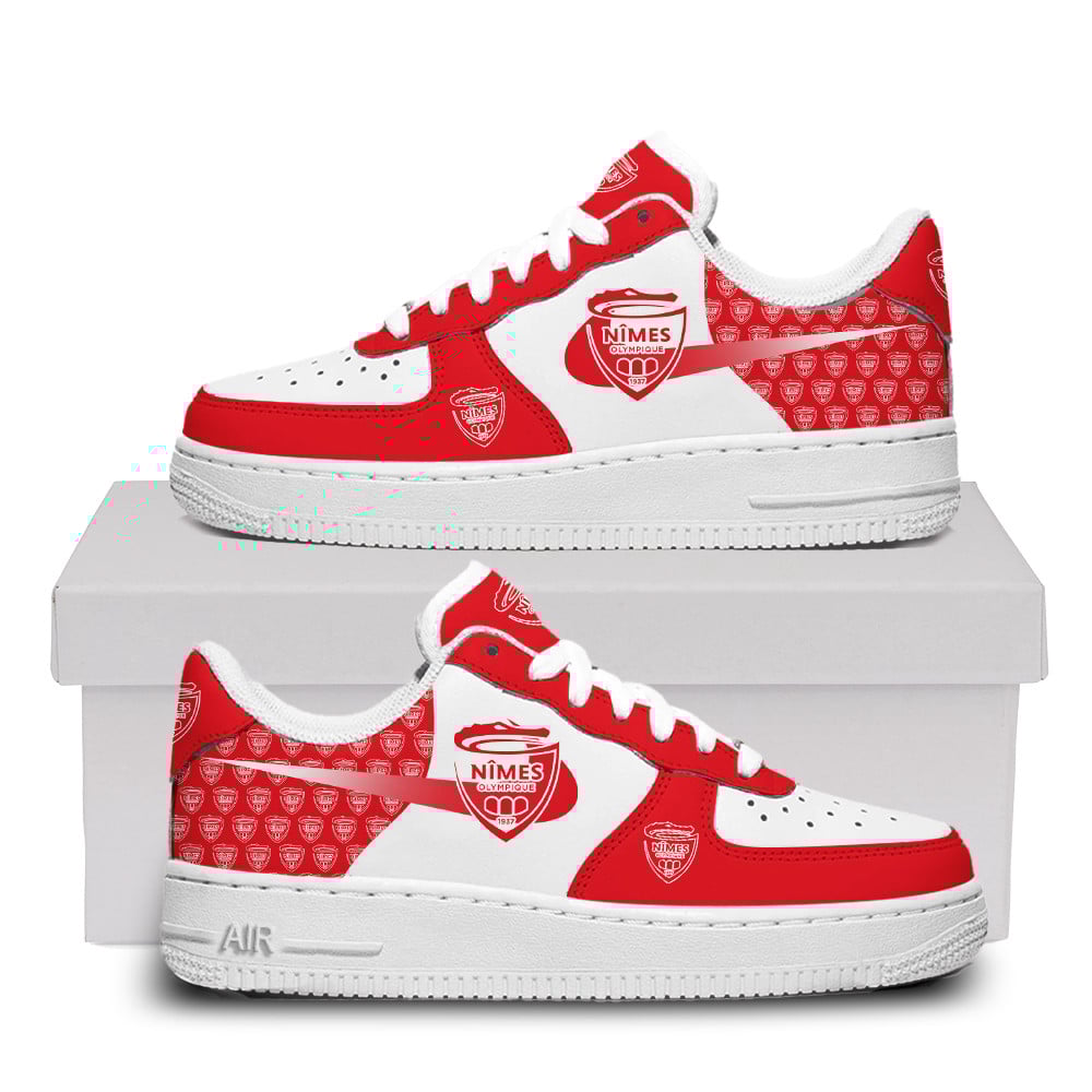 Nmes Olympique Air Force One Shoes Sneaker For Men Women