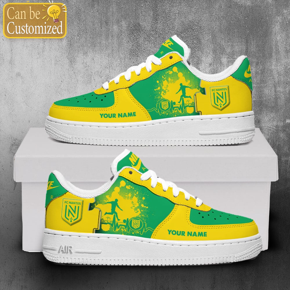 Fc Nantes Air Force One Shoes Personalized For Men Women