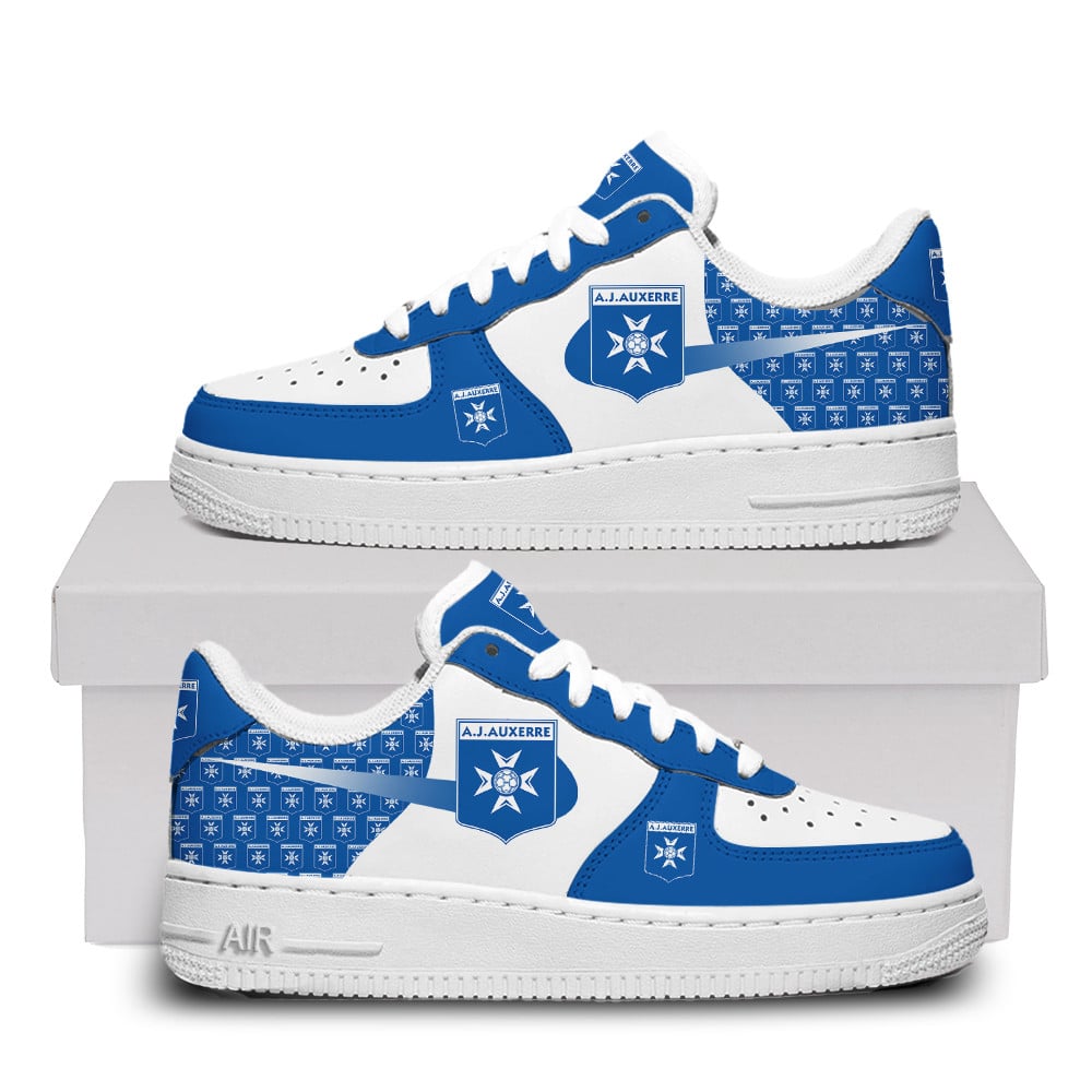 Aj Auxerre Air Force One Shoes Sneaker For Men Women