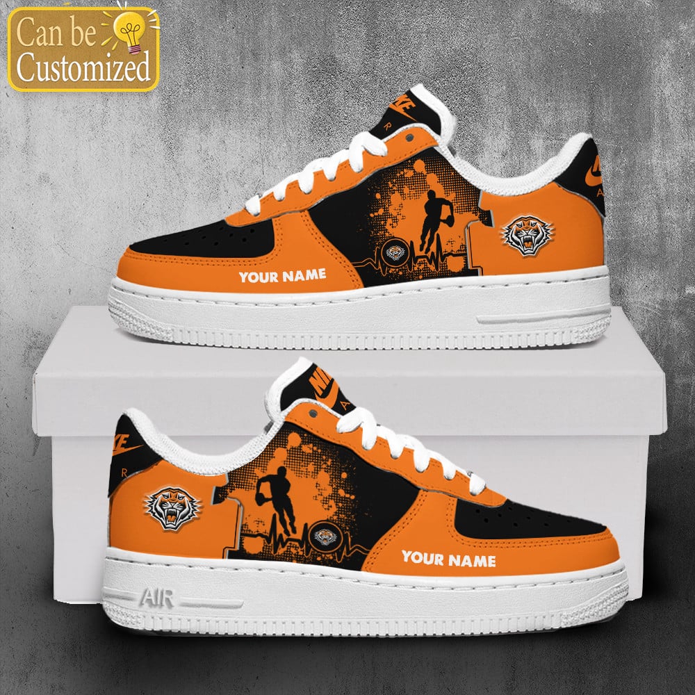 Wests Tigers Air Force One Shoes Personalized For Men Women