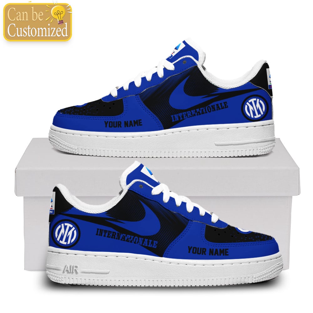 Inter Custom Name Air Force One Shoes For Men Women