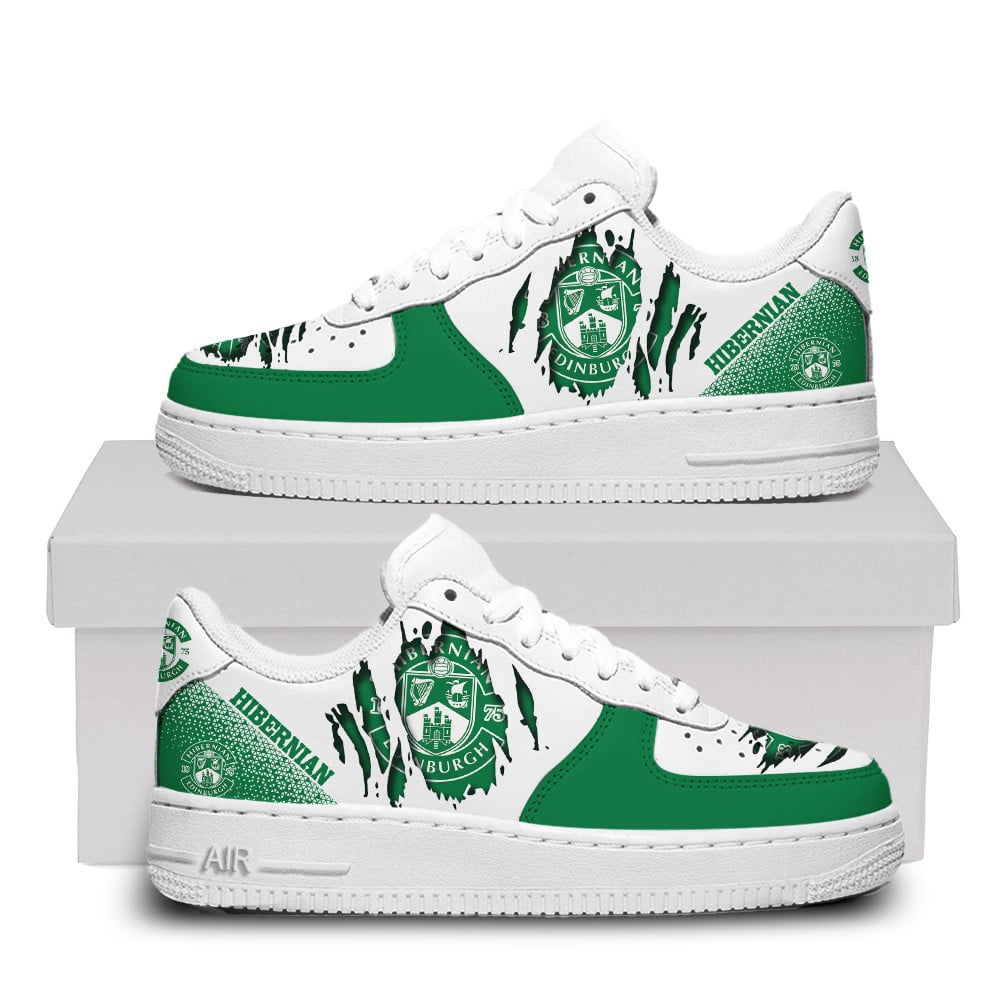 Hibernian Fc Air Force One Shoes For Men Women