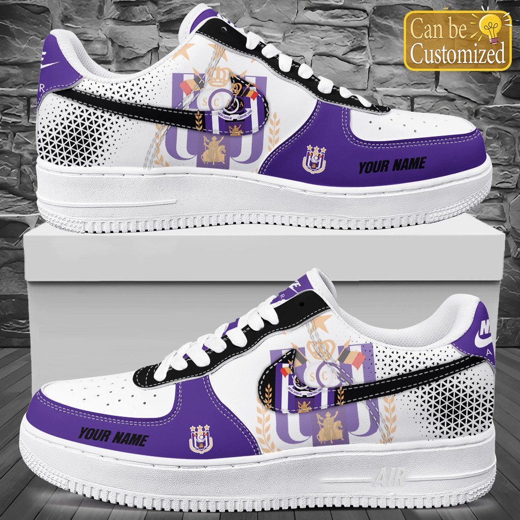 Anderlecht Air Force One Shoes C626 Personalized For Men Women Special Af1 Collection
