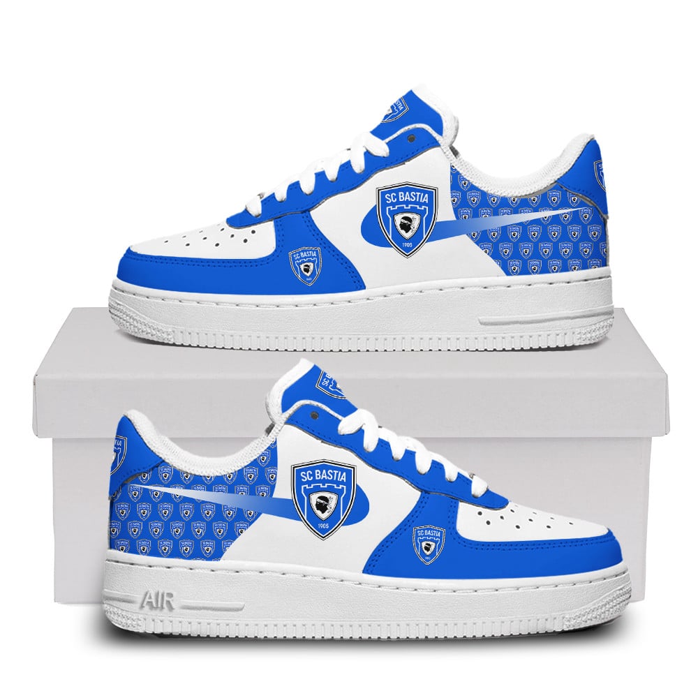 Sc Bastia Air Force One Shoes For Men Women Special Af1 Collection