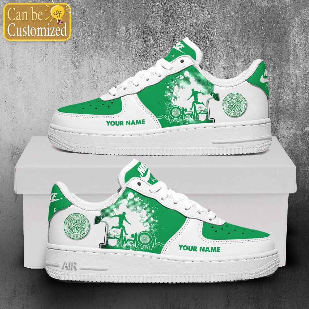 Celtic Fc Air Force One Shoes Personalized For Men Women