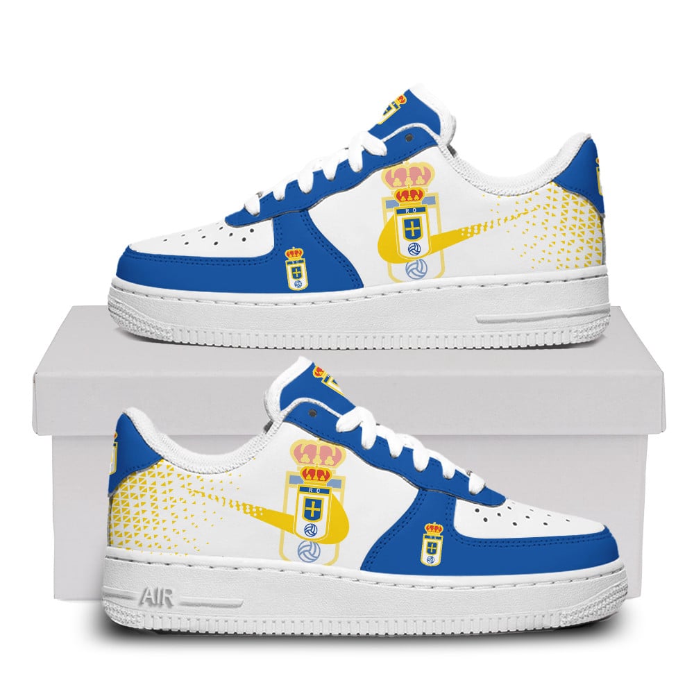 Real Oviedo Air Force One Shoes For Fans For Men Women