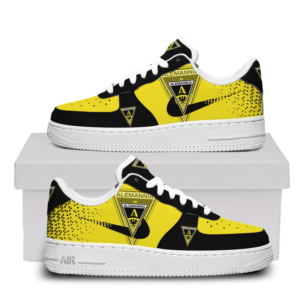 Alemannia Aachen Air Force One Shoes For Men Women Special Af1 Collection