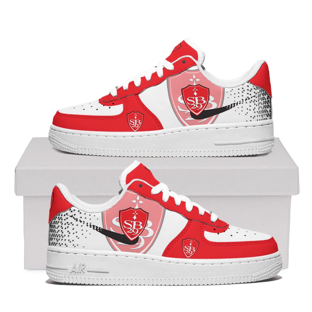 Stade Brestois 29 Air Force One Shoes For Men Women Special Af1 Collection