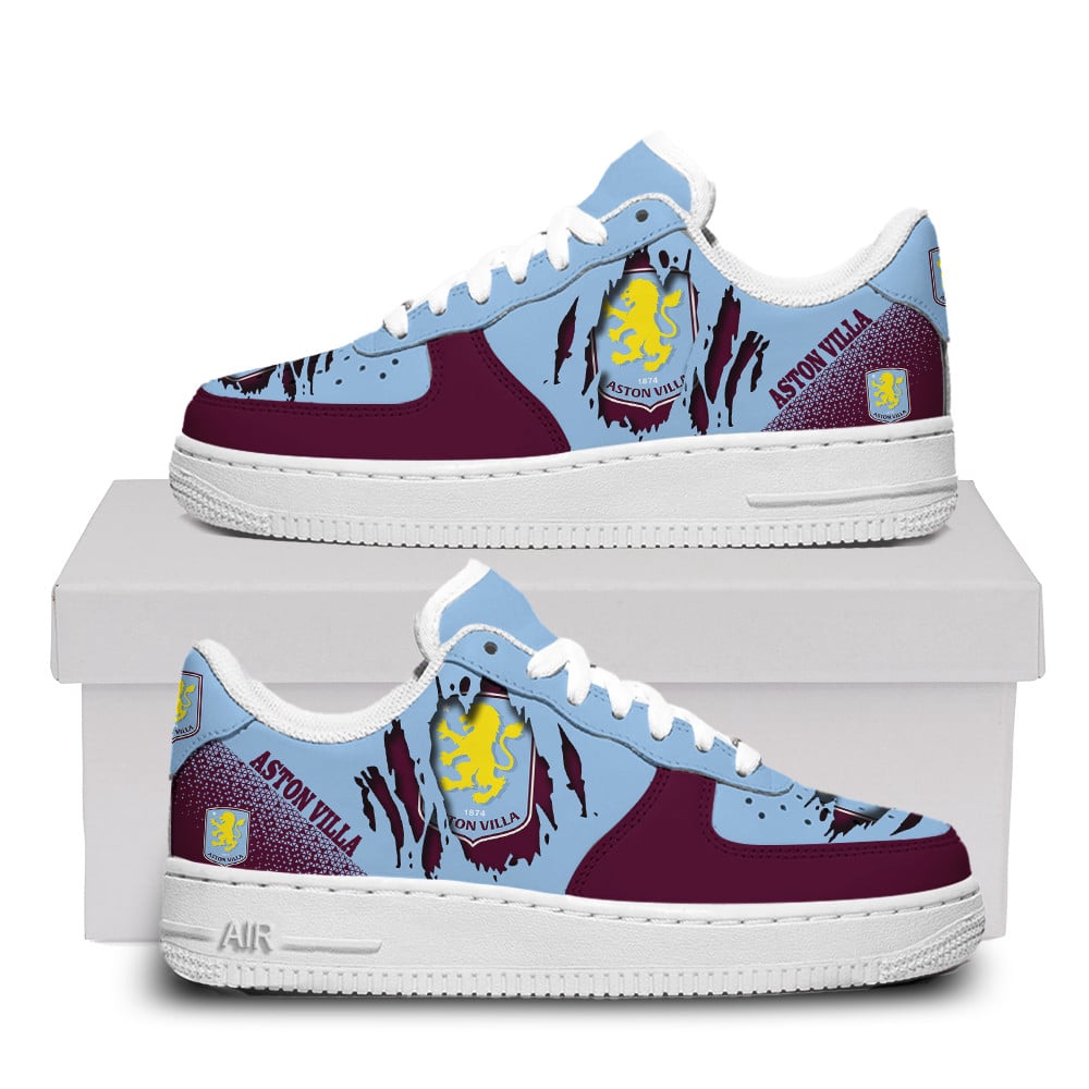 Aston Villa Air Force One Shoes For Men Women