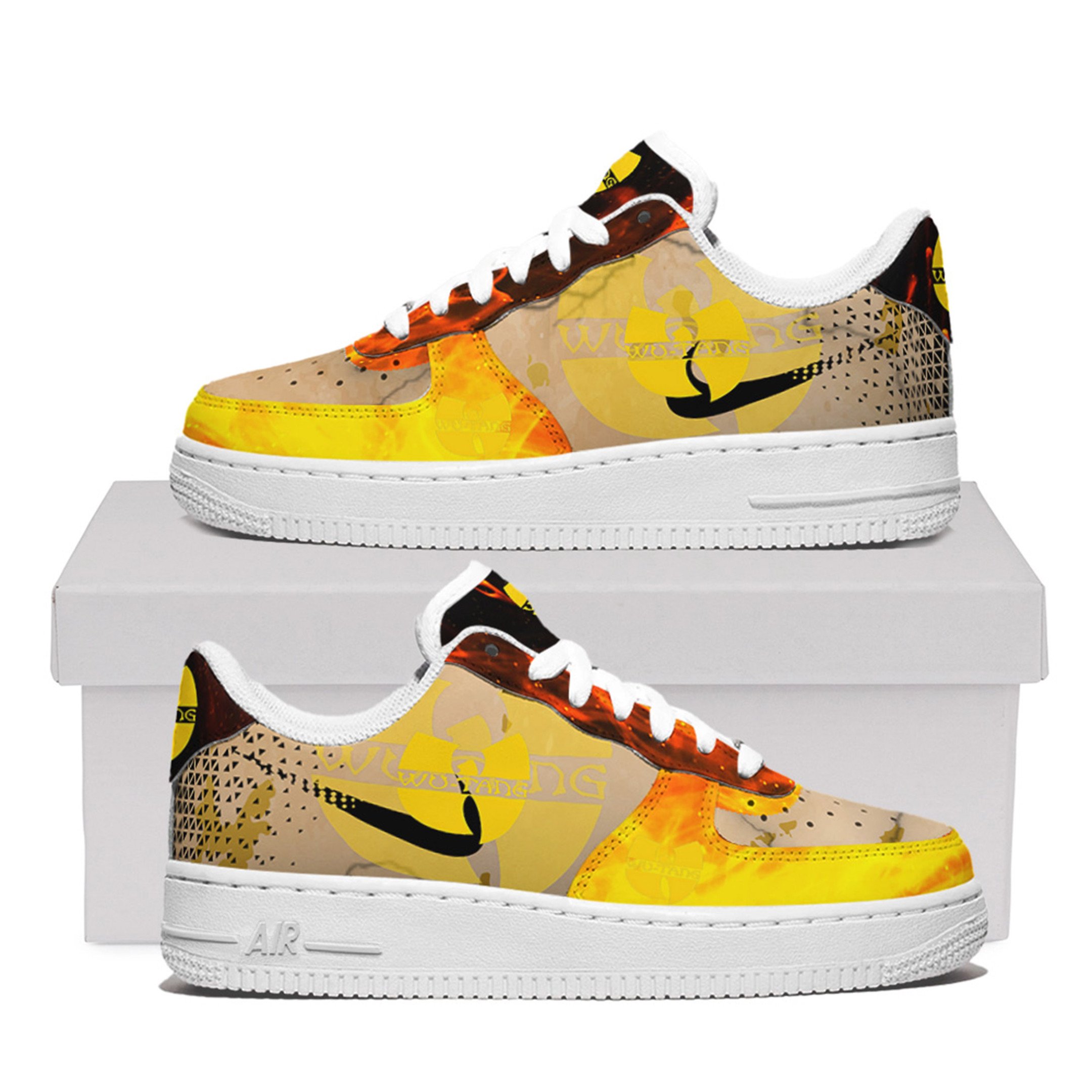 Wu-Tang Air Force One Shoes For Men Women Special Af1 Collection