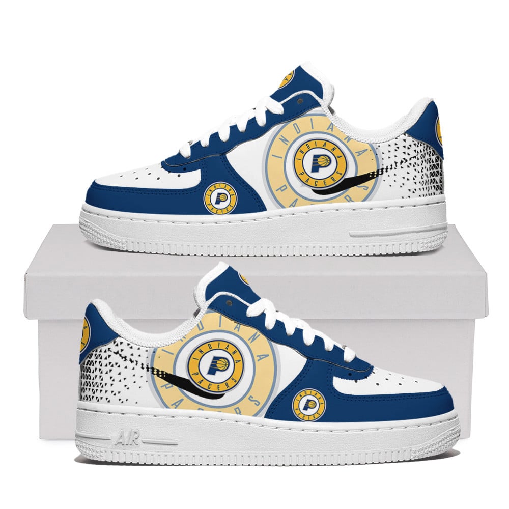 Indiana Pacers Air Force One Shoes For Men Women