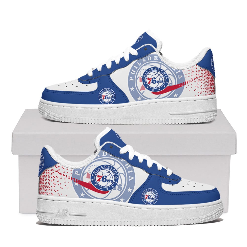Philadelphia 76Ers Air Force One Shoes For Men Women