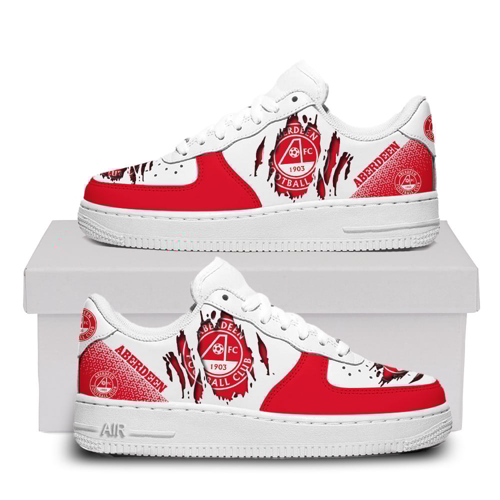 Aberdeen Fc Air Force One Shoes For Fans For Men Women