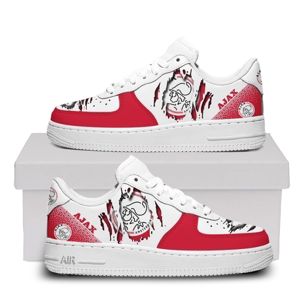 Ajax Amsterdam Air Force One Shoes For Fans For Men Women