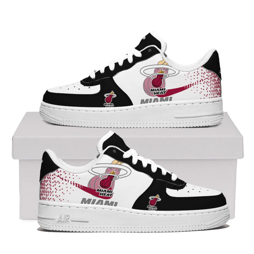 Miami Heat Air Force One Shoes For Men Women