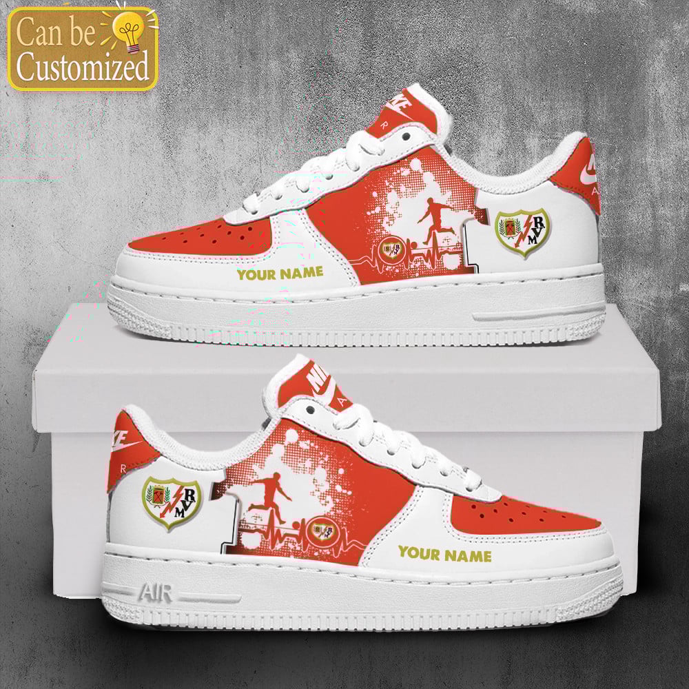 Rayo Vallecano Air Force One Shoes Personalized For Fans For Men Women