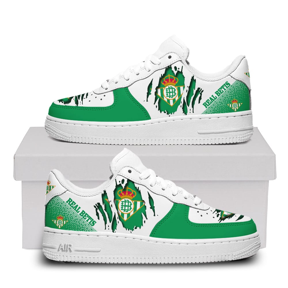 Real Betis Air Force One Shoes For Fans For Men Women
