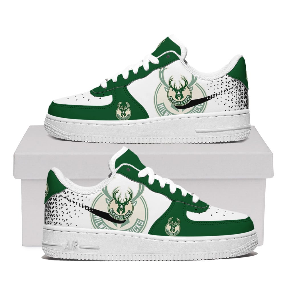 Milwaukee Bucks Air Force One Shoes For Men Women